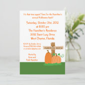 5x7 uitnodiging van Halloween Fun Party (Staand voorkant)
