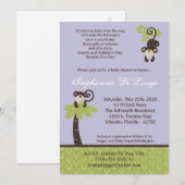 5x7 Uitnodiging van het Baby shower van de (Voorkant / Achterkant)