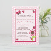 5x7 Uitnodiging voor Babyfeest met Tuin met Bessen (Staand voorkant)