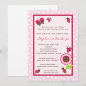 5x7 Uitnodiging voor Babyfeest met Tuin met Bessen (Voorkant / Achterkant)