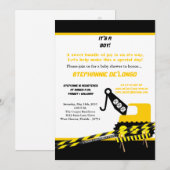 5x7 Uitnodiging voor de bouw van een schotel (Voorkant / Achterkant)