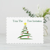 5x7 Uitnodiging voor Scalloped Holiday met envelop (Staand voorkant)