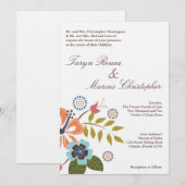 5x7 uitnodiging voor Tropische Luau-loting (Voorkant / Achterkant)