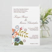 5x7 uitnodiging voor Tropische Luau-loting (Staand voorkant)