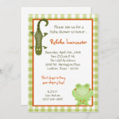 5x7 Uitnodiging - Zwemboeddies uitnodigen (Voorkant / Achterkant)