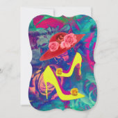 5x7 Uitnodigingsbeugel hakken en Petten Kaart (Voorkant)