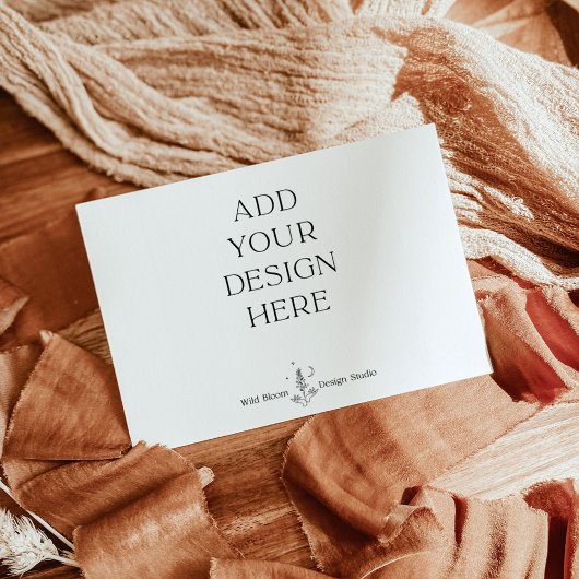 5x7" Uitnodigingskaarten Aangepaste Afdruk | Horiz Kaart