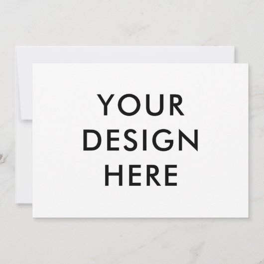 5x7" Uitnodigingskaarten Aangepaste Afdruk Kaart (Achterkant)