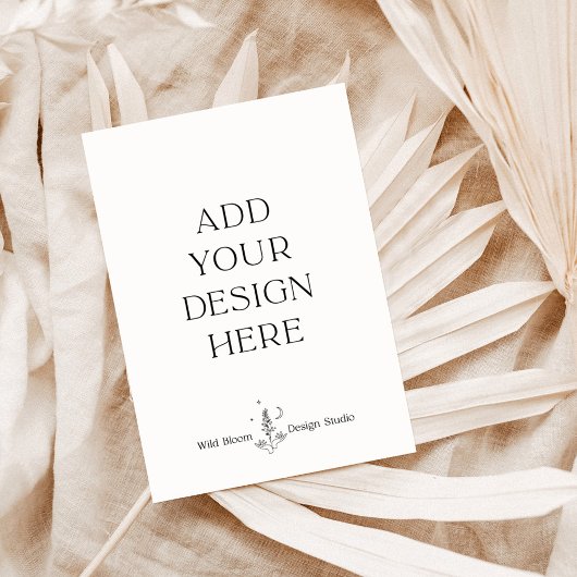 5x7" Uitnodigingskaarten Aangepaste Afdruk Kaart