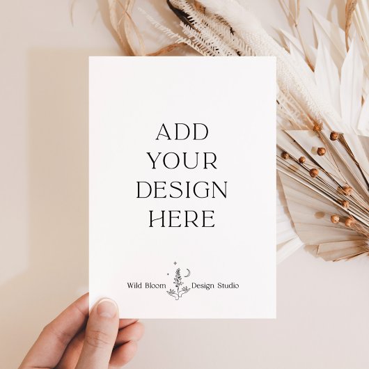 5x7" uitnodigingskaarten op maat gedrukt kaart