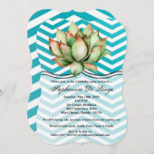 5x7 Verjaardag Uitnodiging Boho Cacti Cactus Succu (Voorkant / Achterkant)