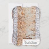 5x7 Verjaardag Uitnodiging land schuur hout kant t (Achterkant)