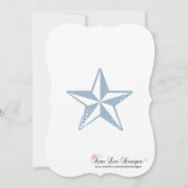 5x7 Verjaardag Uitnodiging Zeepaardje Ocean Beach  (Achterkant)