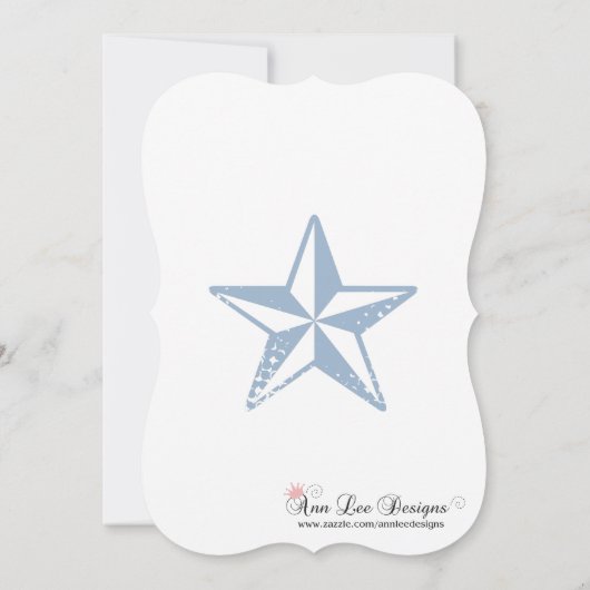 5x7 Verjaardag Uitnodiging Zeepaardje Ocean Beach (Achterkant)