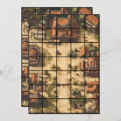 5x7 Village Paper Gridmap Kaart (Voorkant / Achterkant)