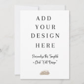 5x7"Vlakke Kaart die drukken (Voorkant)