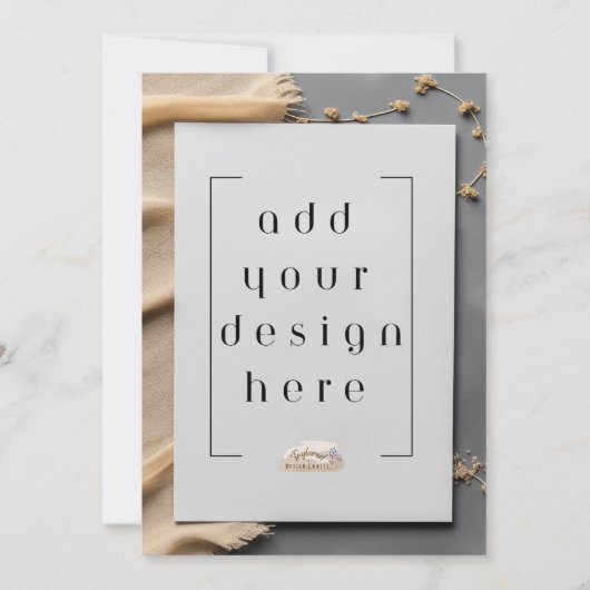 5x7"Vlakke Kaart die drukken (Voorkant)