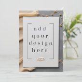 5x7"Vlakke Kaart die drukken (Staand voorkant)