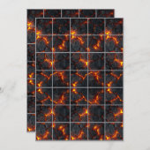 5x7 Volcanic Paper Gridmap Kaart (Voorkant / Achterkant)