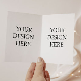 5X7" Vouwbare Huwelijks- of Kerkprogramma-afdrukke Programma