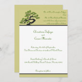 5x7 Weddenschap Japans Groene Bonsai Boom Kaart (Voorkant / Achterkant)