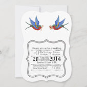 5x7 Weddenschap Traditionele Bird Tattoo Spa Kaart (Voorkant)