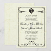 5x7 Weddenschap Uitnodiging  casino Love (Voorkant / Achterkant)