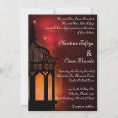 5x7 Weddenschap Uitnodiging Marokkaanse Lantaarn I (Voorkant)