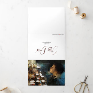 5x7 Wenskaart, Cadeau voor priesters, diakens Drieluik Kaart