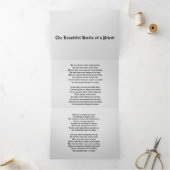 5x7 Wenskaart, Cadeau voor priesters, diakens Drieluik Kaart (Binnen)