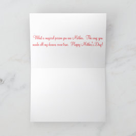 5x7 wenskaart. Happy Moederdag. ragdollca Bedankkaart