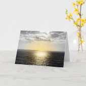 5x7 wenskaartspatie binnen kaart (Gele Bloem)