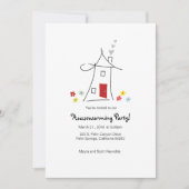 5x7 Whimsical Housewarming Party Kaart (Voorkant)