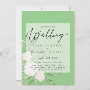 5x7 White Bouquet Script Overlay Budget Weddenscha