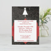 5x7 White Outline Kerstmis - Uitnodiging voor kers (Staand voorkant)