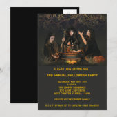 5x7 Witch Spell Halloween Costume Uitnodiging (Voorkant / Achterkant)
