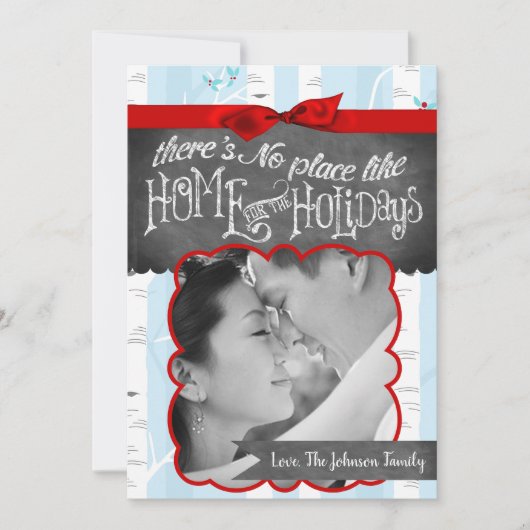 5x7 XMAS-kerstboomgaard winterfotokaart Feestdagenkaart (Voorkant)