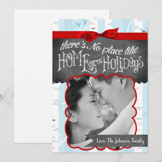 5x7 XMAS-kerstboomgaard winterfotokaart Feestdagenkaart (Voorkant / Achterkant)