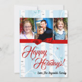 5x7 XMAS-kerstboomgaard winterfotokaart Feestdagenkaart (Voorkant)