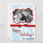 5x7 XMAS-kerstboomgaard winterfotokaart Feestdagenkaart (Voorkant)