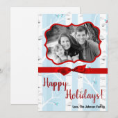 5x7 XMAS-kerstboomgaard winterfotokaart Feestdagenkaart (Voorkant / Achterkant)