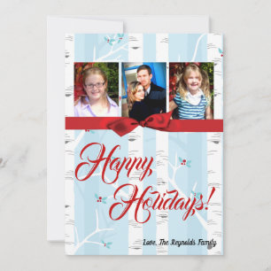 5x7 XMAS-kerstboomgaard winterfotokaart Feestdagenkaart