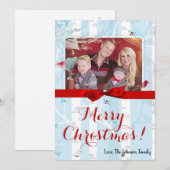 5x7 XMAS-kerstboomgaard winterfotokaart Feestdagenkaart (Voorkant / Achterkant)