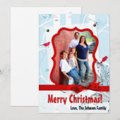 5x7 XMAS-kerstboomgaard winterfotokaart Feestdagenkaart (Voorkant / Achterkant)