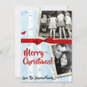 5x7 XMAS-kerstboomgaard winterfotokaart Feestdagenkaart (Voorkant)