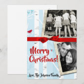 5x7 XMAS-kerstboomgaard winterfotokaart Feestdagenkaart (Voorkant / Achterkant)