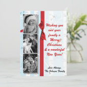 5x7 XMAS-kerstboomgaard winterfotokaart Feestdagenkaart (Staand voorkant)