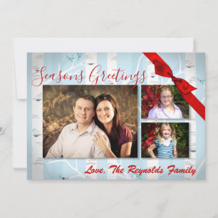 5x7 XMAS-kerstboomgaard winterfotokaart Feestdagenkaart