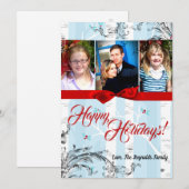 5x7 XMAS-kerstboomgaard winterfotokaart Feestdagenkaart (Voorkant / Achterkant)