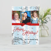 5x7 XMAS-kerstboomgaard winterfotokaart Feestdagenkaart (Staand voorkant)